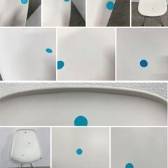HermanMiller ハーマンミラー イームズ サイドシェルチェア ホワイト 椅子 チェア 中古家具 店頭引取歓迎 R10232の画像
