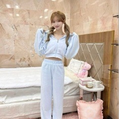 Radyくまみみもこもこセットアップの画像