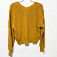 【数回着用】BROWNY STANDARD/Vネック ニットの画像