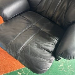 1人掛けソファ　オットマンの画像