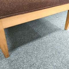 一人掛けソファ 幅69×奥行61×高さ83.5cm ファブリック×木 ブラウン ラウンジチェア パーソナルチェア 一人掛けチェア シングルチェア 椅子 いす イス 札幌 北20条店の画像