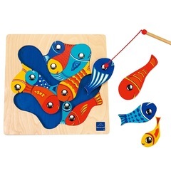 ボーネルンド　Fishing Puzzle 知育　木製の画像