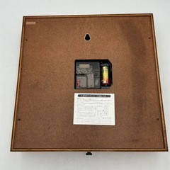 CITIZEN 掛時計 木製フレーム レトロデザイン の画像