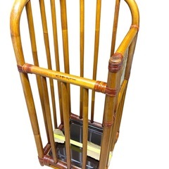 【未使用】ラタン　傘立ての画像