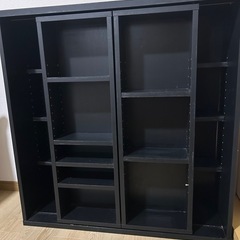 スライド式本棚/収納棚の画像