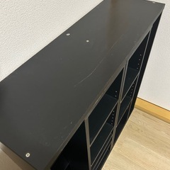 スライド式本棚/収納棚の画像