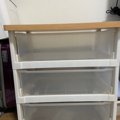 3段収納ケースの画像