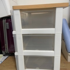 3段収納ケースの画像