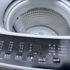 🟧洗濯機番号86 Haier 2023年製【高年式 多機能5.5kg】大阪府内全域配達無料 設置動作確認込み 保管場所での引取は値引きしますの画像