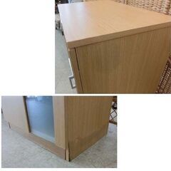 レンジ台 幅60 高さ89 ナチュラル やや難あり キッチン収納 レンジボード レンジラック キッチンラック 棚 札幌 西野店の画像