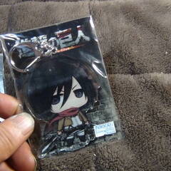 物々交換 進撃の巨人 キーホルダー 3個まとめて 中身未確認 恐らく傷あり 現状品 重たい家電製品と交換の画像