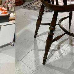 H25★アンティークチェア★ウィンザーチェア W43cm オーク 無垢材 イギリス 英国風 イス ダイニングチェア 椅子の画像