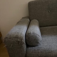 LOWYA ソファ　グレーの画像