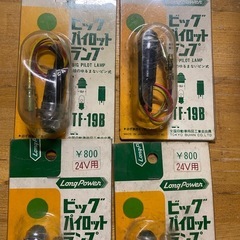 ロングパワースイッチ ビッグ パイロットランプ TF19B  24V用 長期保管品 の画像