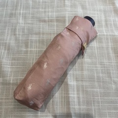 ラルフローレン　折りたたみ傘 ピンクベージュの画像