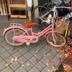 🚲BRIDGESTONE/HACCHI🚲18インチ子供用自転車🚲ピンク🚲ブリジストン🚲1532の画像
