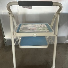 山善 座れる踏み台 YST-2(BL)の画像