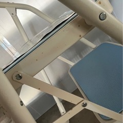 山善 座れる踏み台 YST-2(BL)の画像