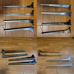 棚受け金具　8個セットの画像