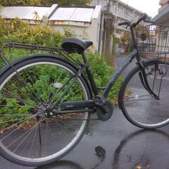 27インチのシティサイクルです。前後タイヤ新品交換済みです。の画像
