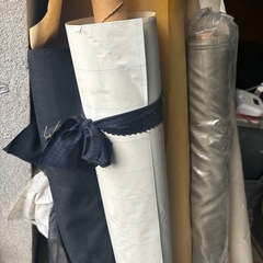 縫製工場より引取☆型紙、布☆ロール10本ほどの画像