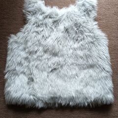 ファーのジレ・ベスト〈新品未使用品〉の画像