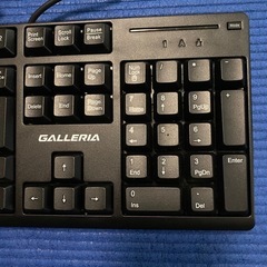 GALLERIA KEYBOARD キーボードの画像