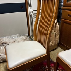 大塚家具 北欧風天然木ナチュラルダイニングテーブル&チェア4脚　ダイニングセットの画像