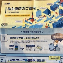 ANA優待券です。バラ売り可の画像
