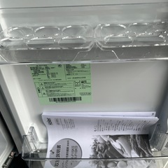 Haier単身用冷蔵庫2025年製の画像