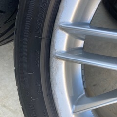 BMW f22 f23Mスポーツ純正アロイホイール17インチ 4本セット ポテンザs001タイヤ付きの画像