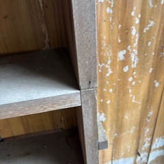 めっちゃ頑丈で収納量タップリな木の棚　自作の画像