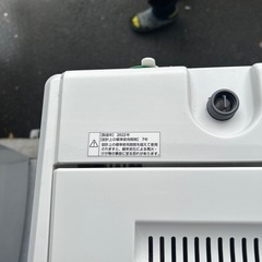 ヤマダセレクト6キロ洗濯機　2022年製の画像
