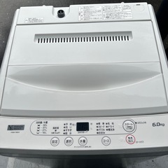 ヤマダセレクト6キロ洗濯機　2022年製の画像