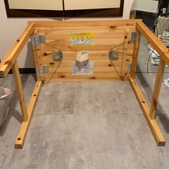 無印良品の折りたたみてーぶるテーブルの画像