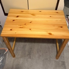 無印良品の折りたたみてーぶるテーブルの画像