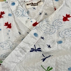 ミキハウス　ホットビスケッツ　甚平　ベビー　S 60-70の画像