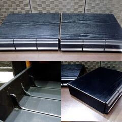 昭和レトロ カセットテープケース 収納ボックス 4台セット カセットテープ収納 オブジェ 撮影小物 札幌市 新道東店の画像