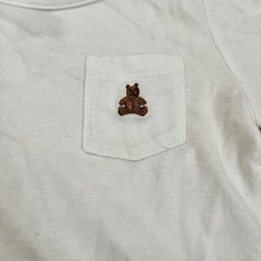 3-6month babygap ロンパース　ホワイトの画像