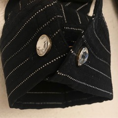 CECIL McBEE 7分丈シャツ レディース サイズM 長袖シャツ ストライプシャツ クール セシルマクビー 109 ワイシャツの画像