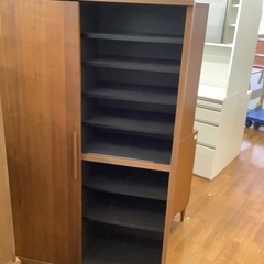 岡家具 スライド扉カップボード オフタイム【トレファク 川越店】の画像