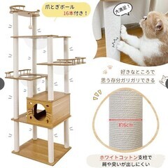 キャットタワー差し上げますの画像