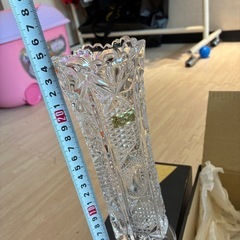 花瓶　カメイガラスLead Crystal 24% の画像