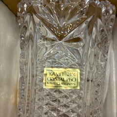 花瓶　カメイガラスLead Crystal 24% の画像