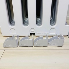 お問い合わせ多数いただいてます‼️Caraz ベビーサークル　8枚　グレー✖️ホワイトの画像