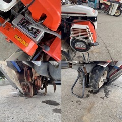 A-247△ v 岐阜発/ クボタ/ グッディ/ T1-60S/ 管理機/ パタパタ整形機/ ネギ/ イチゴ/ 実動 動画高畝整形/ 現状品/ 管18s/ R7.9/19 △の画像