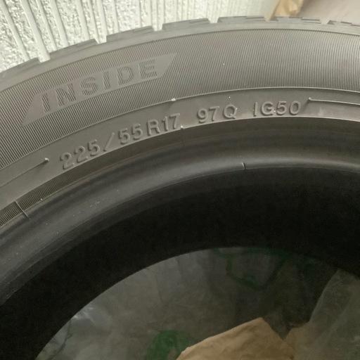 YOKOHAMAスタッドレス225/55R17 iG50plus