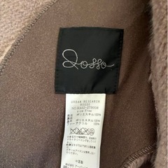 URBAN RESEARCH ROSSOフェイクムートンコート ブラウンの画像