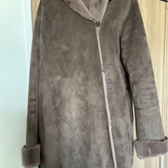 URBAN RESEARCH ROSSOフェイクムートンコート ブラウンの画像