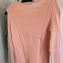 ユニクロ　レディースリブニット　コットンカシミヤ　Mサイズの画像